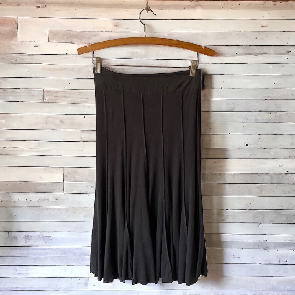 ❄️ 50% off winter Casting clothing gray jersey long flowy maxi Mandy skirt 1 XS